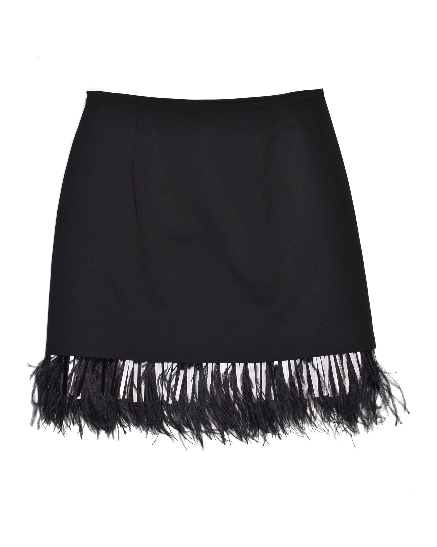 Brunello Cucinelli Black Acetate Mini Skirt Glam Steals