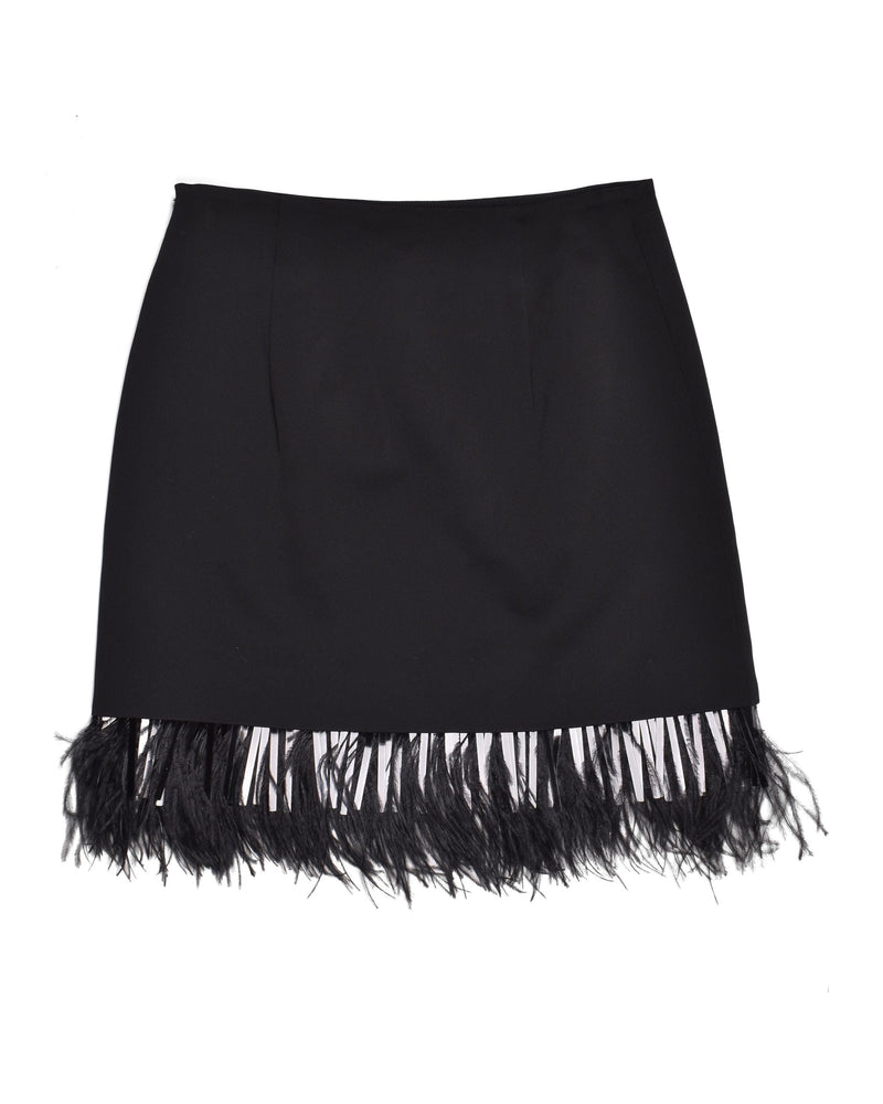 Brunello Cucinelli Black Acetate Mini Skirt Glam Steals