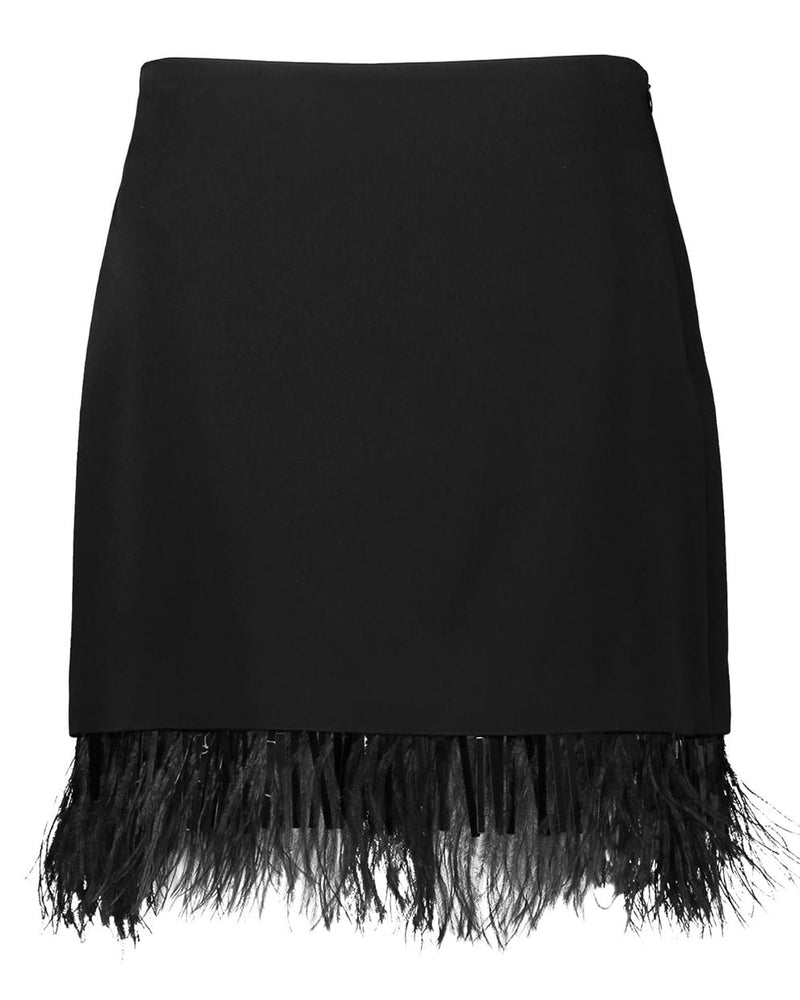 Brunello Cucinelli Black Acetate Mini Skirt Glam Steals