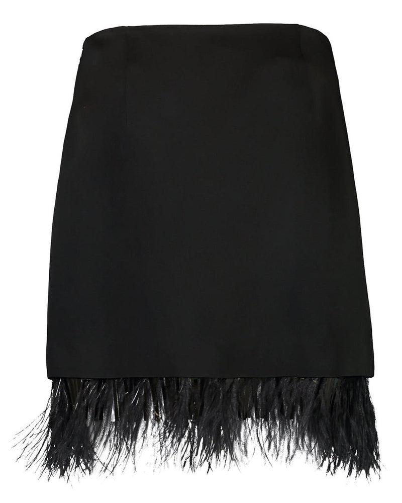 Brunello Cucinelli Black Acetate Mini Skirt Glam Steals