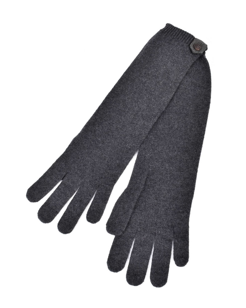 Brunello Cucinelli Black Cashmere Gloves 