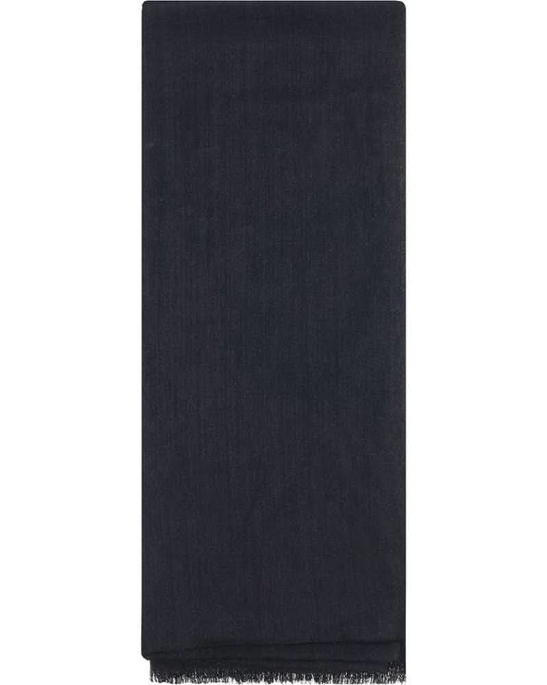 Brunello Cucinelli Black Cashmere Scarf 