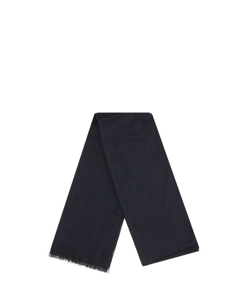 Brunello Cucinelli Black Cashmere Scarf 