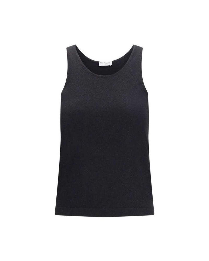 Brunello Cucinelli Black Cashmere Top Glam Steals