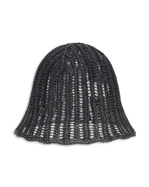 Brunello Cucinelli Black Raffia Hat Glam Steals