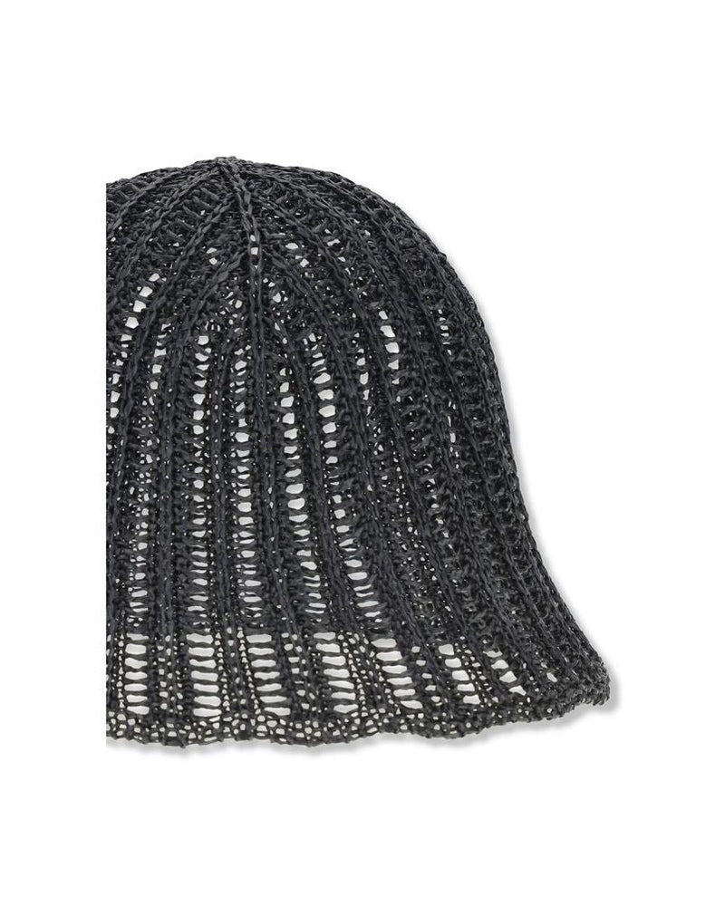 Brunello Cucinelli Black Raffia Hat Glam Steals
