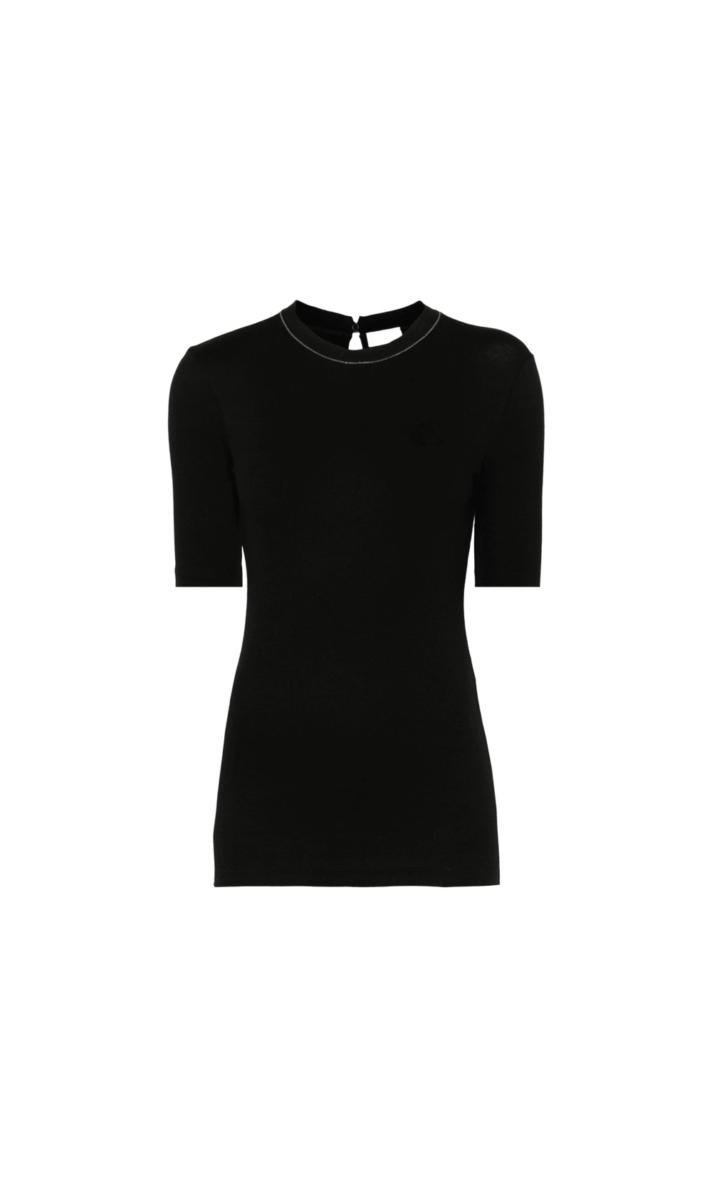 Brunello Cucinelli Black T-shirt Glam Steals
