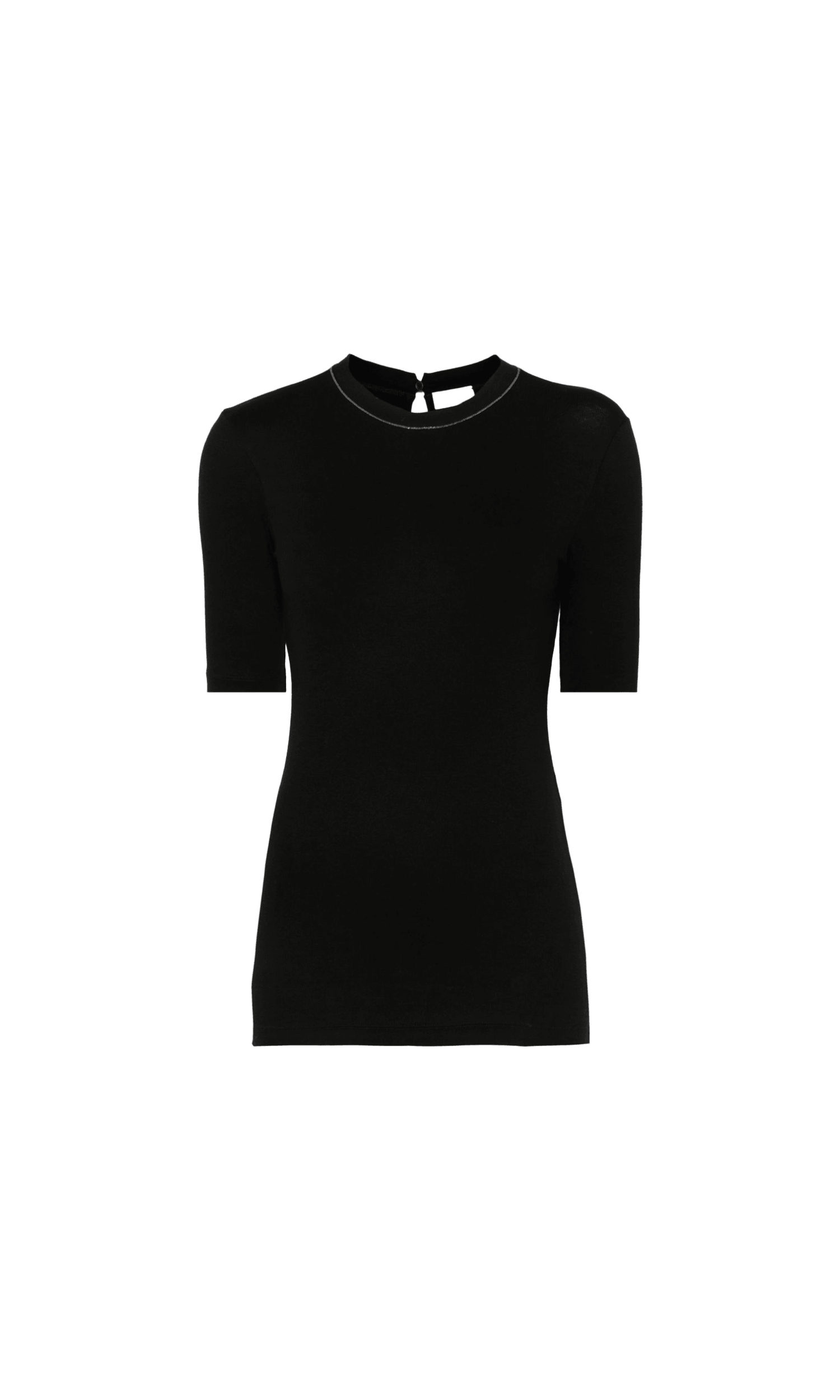 Brunello Cucinelli Black T-shirt Glam Steals