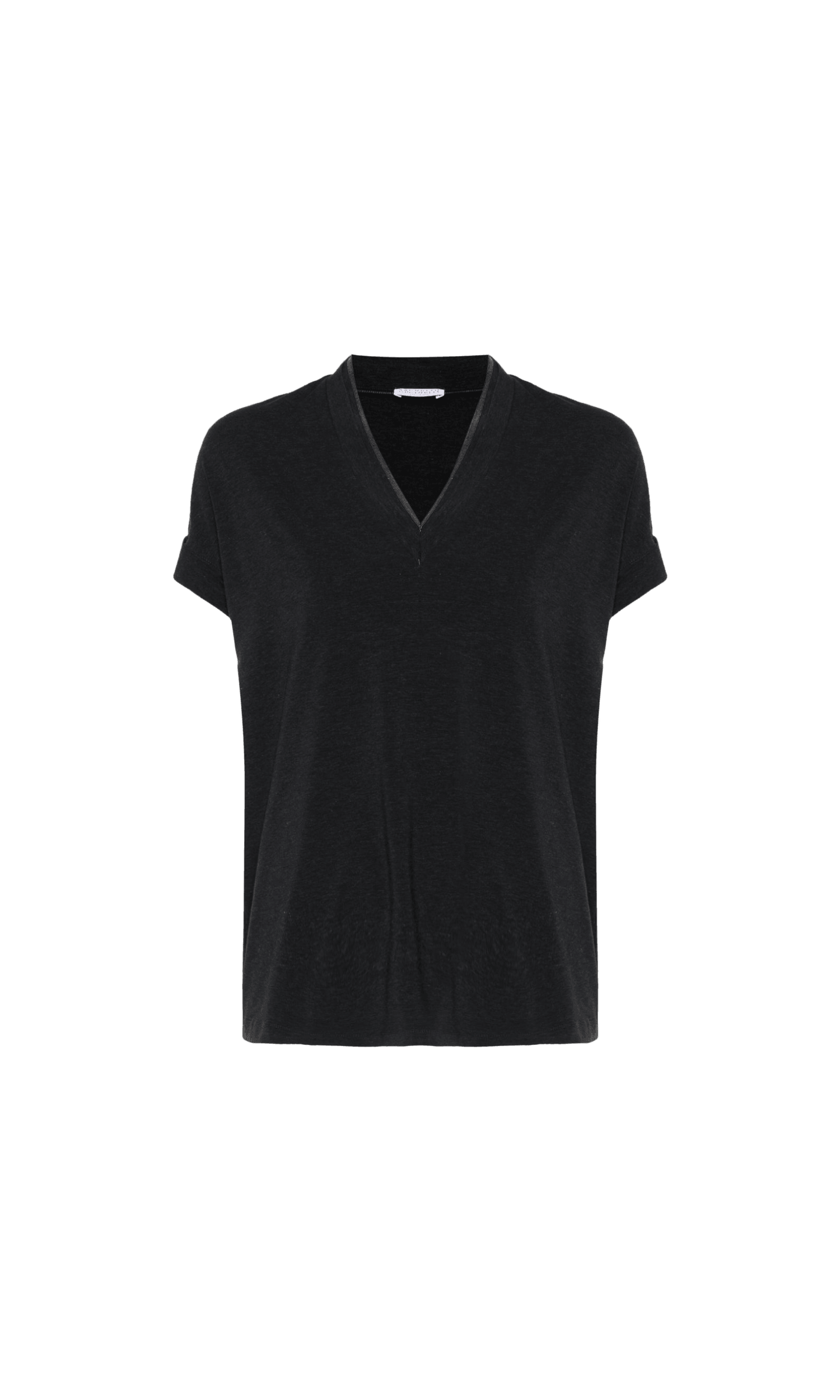 Brunello Cucinelli Black T-shirt Glam Steals