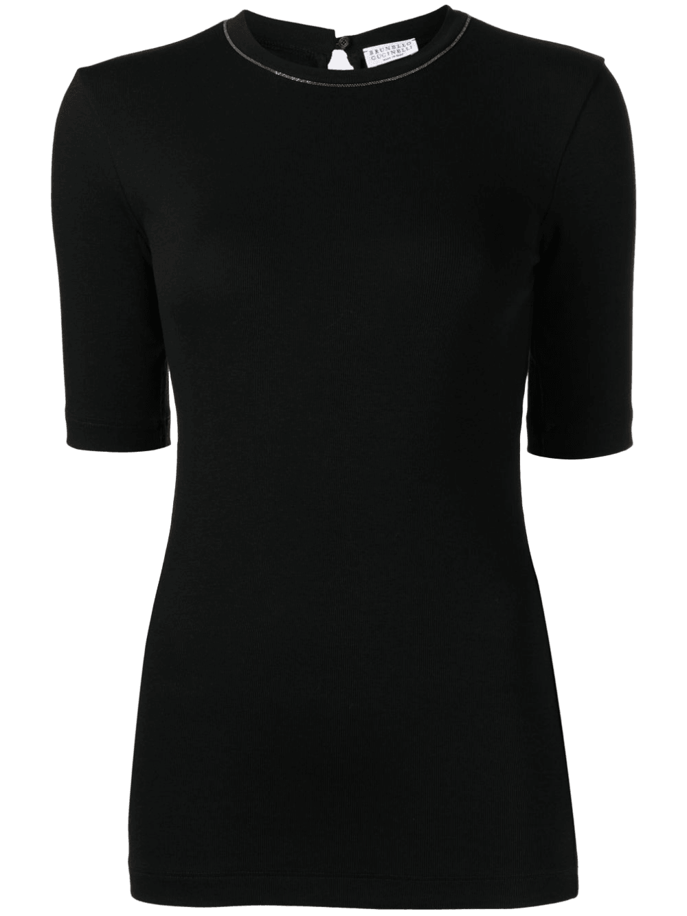 Brunello Cucinelli Black T-shirt Glam Steals