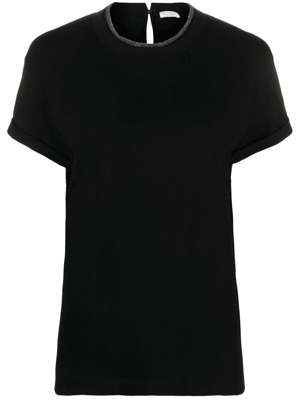 Brunello Cucinelli Black T-shirt Glam Steals