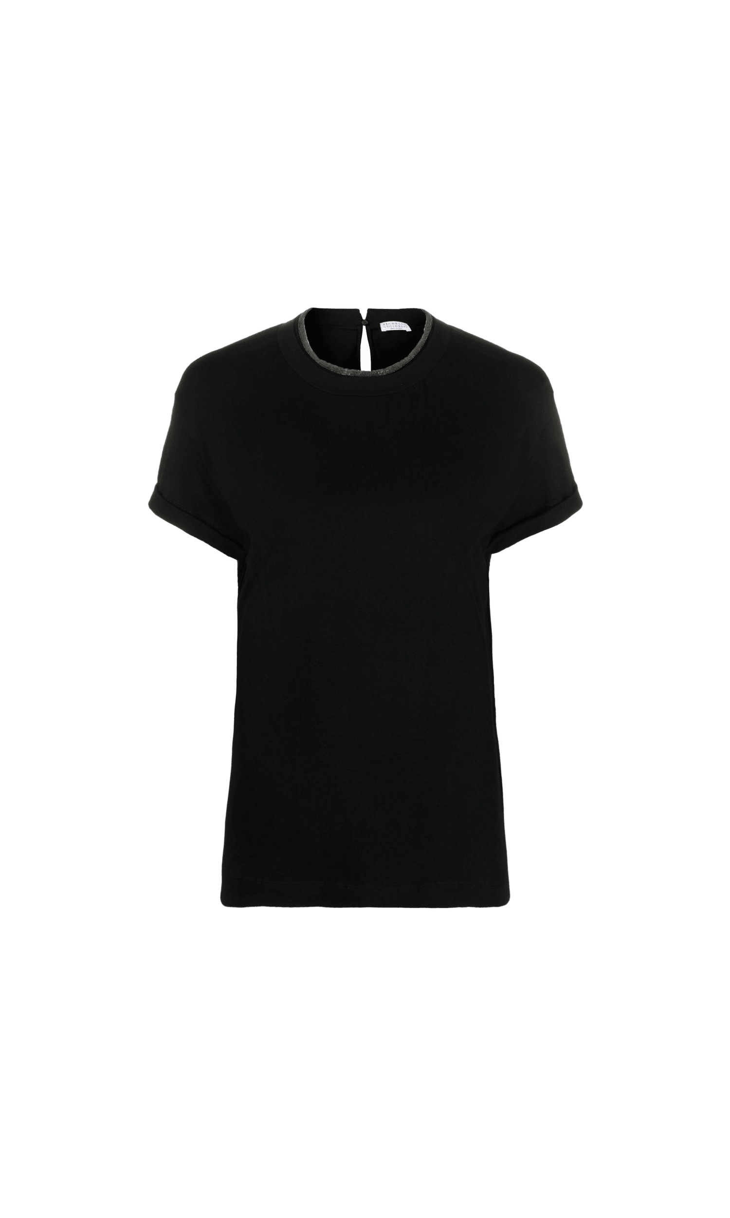 Brunello Cucinelli Black T-shirt Glam Steals