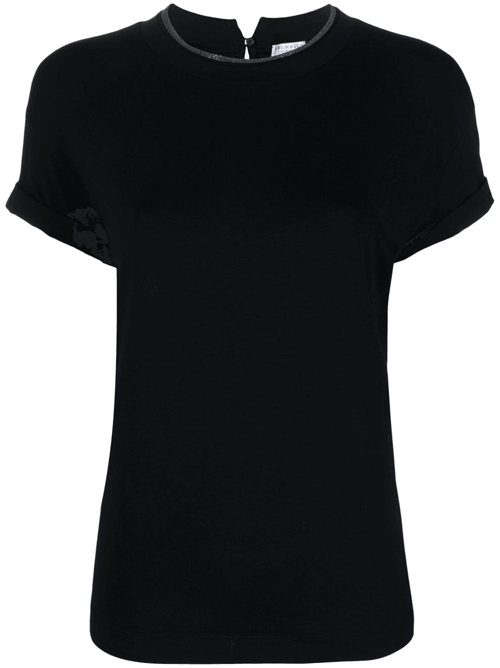 Brunello Cucinelli Black T-shirt Glam Steals