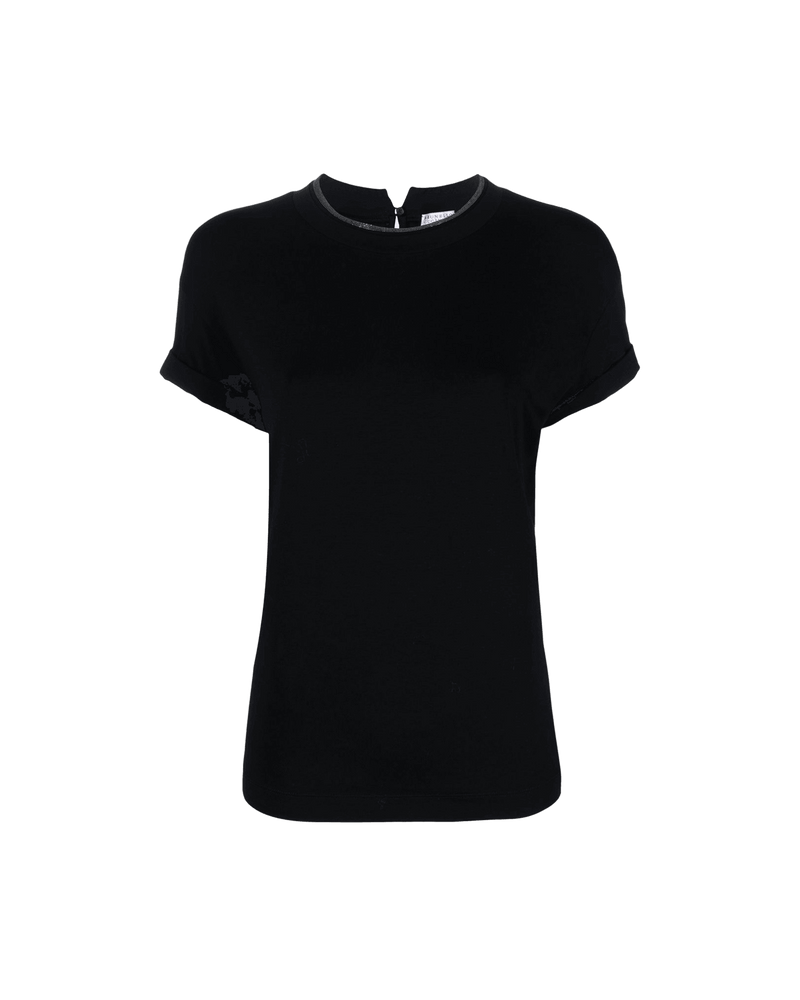 Brunello Cucinelli Black T-shirt Glam Steals