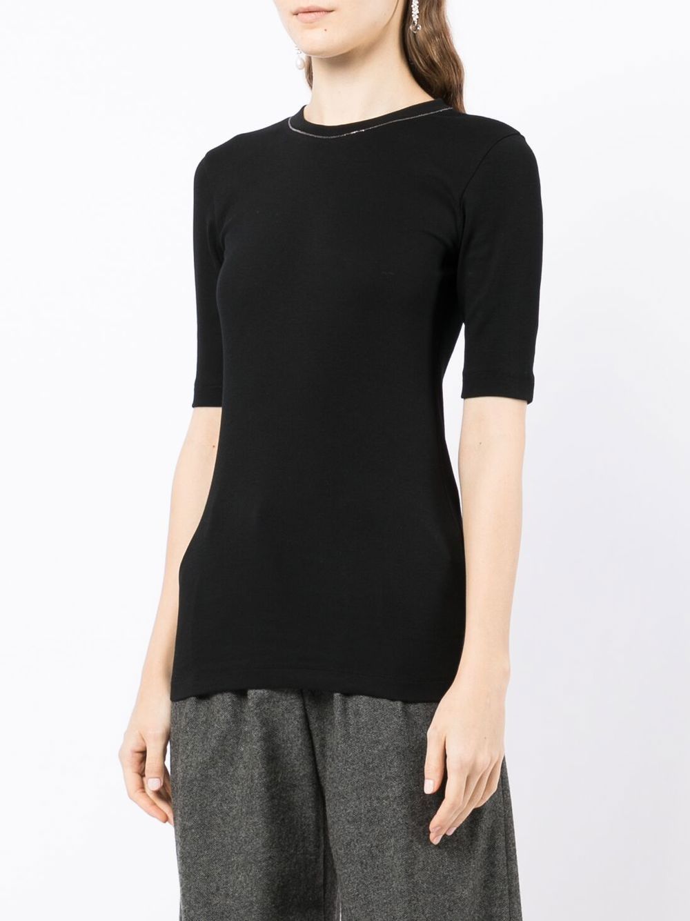 Brunello Cucinelli Black T-shirt and Polo Glam Steals