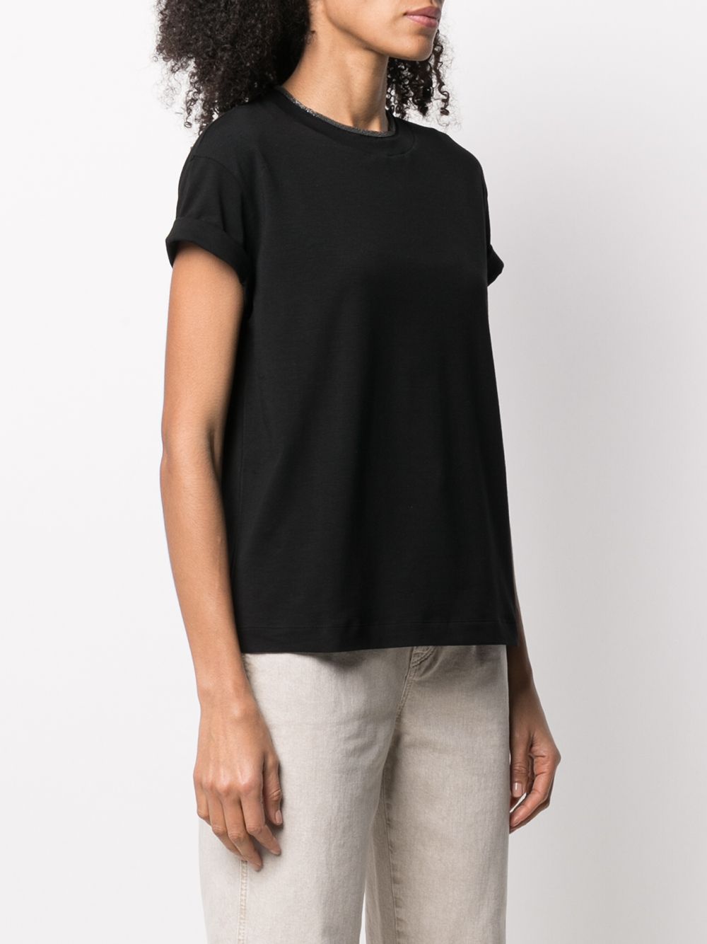 Brunello Cucinelli Black T-shirt and Polo Glam Steals