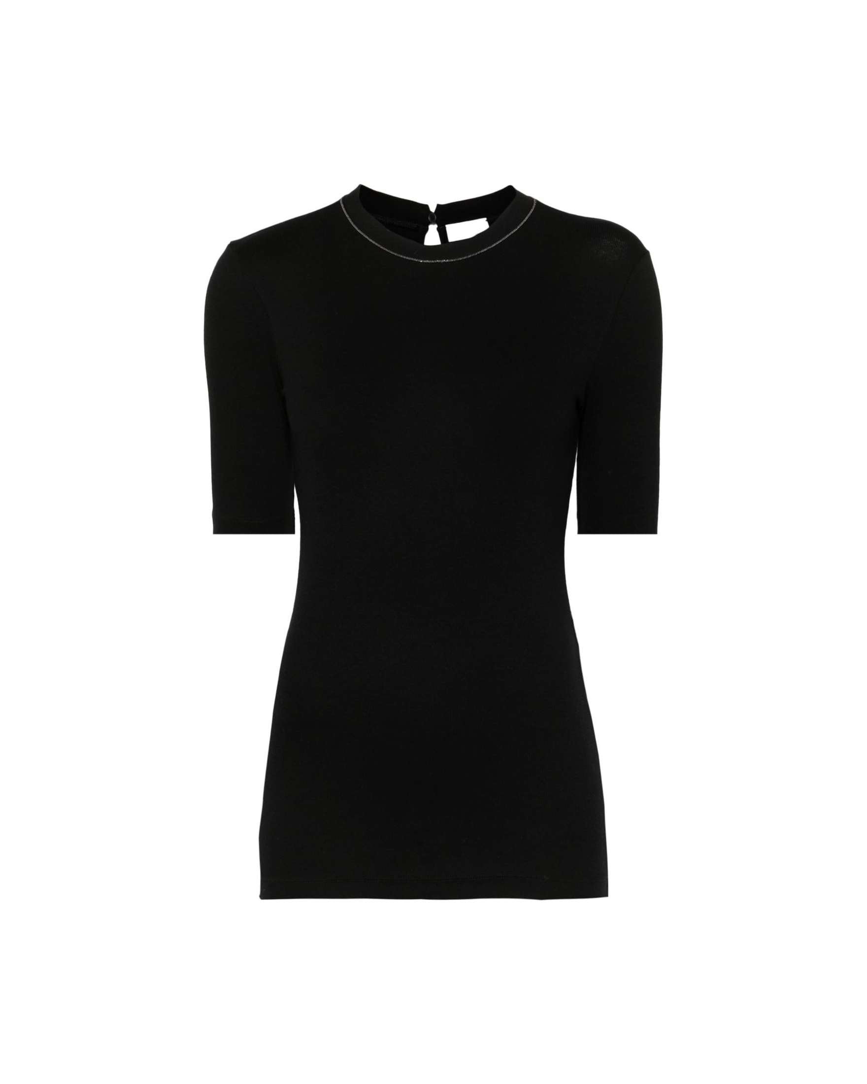 Brunello Cucinelli Black T-Shirt And Polo Glam Steals