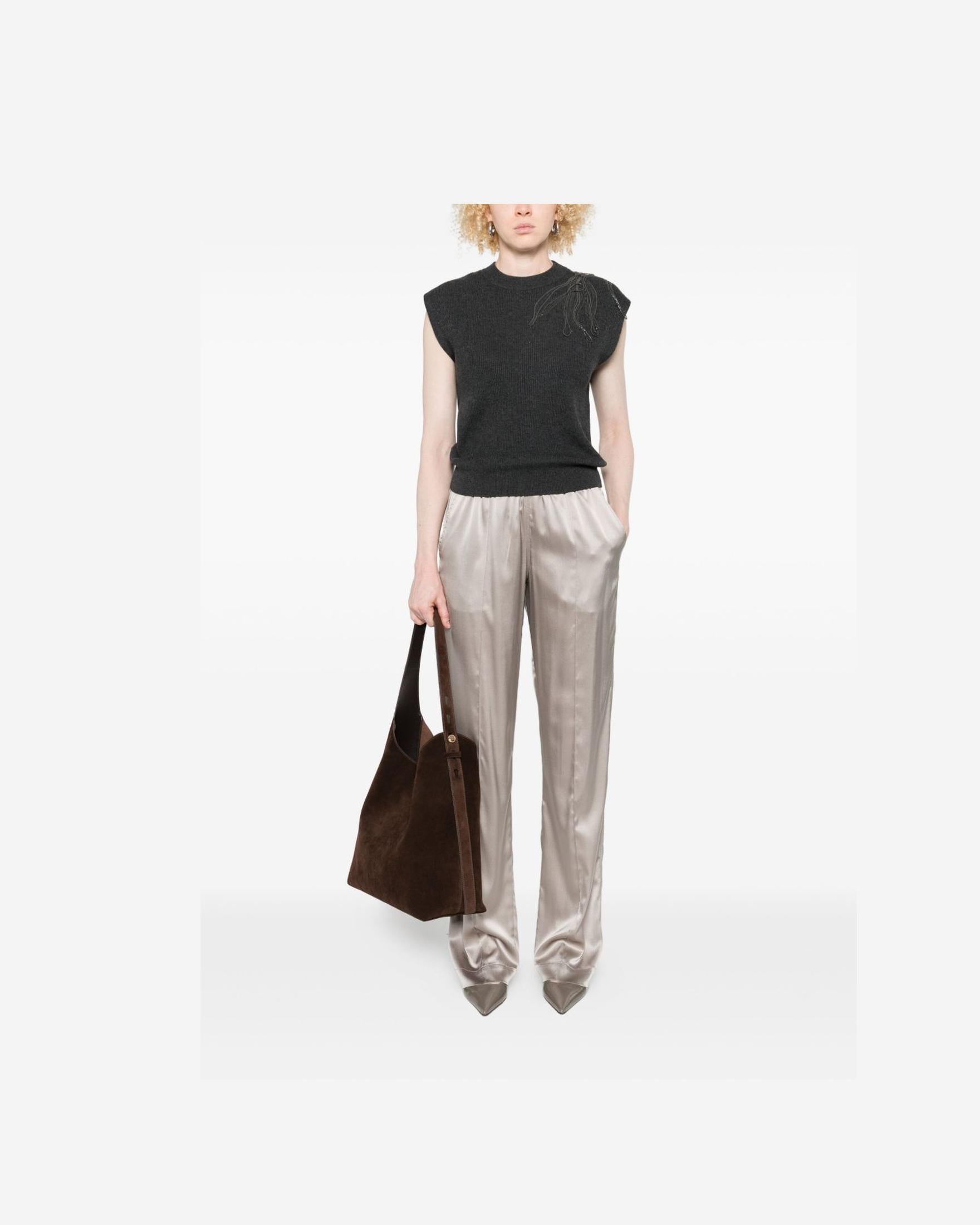 Brunello Cucinelli Black Top Glam Steals