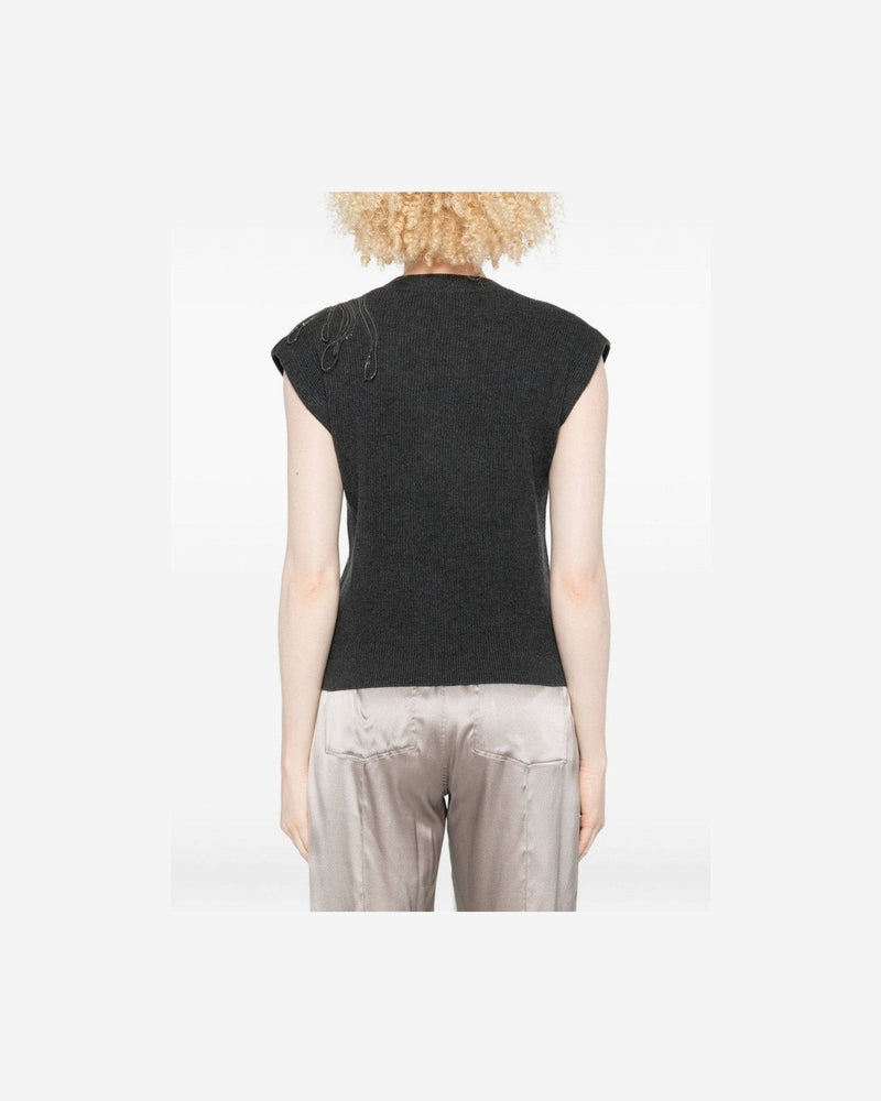 Brunello Cucinelli Black Top Glam Steals