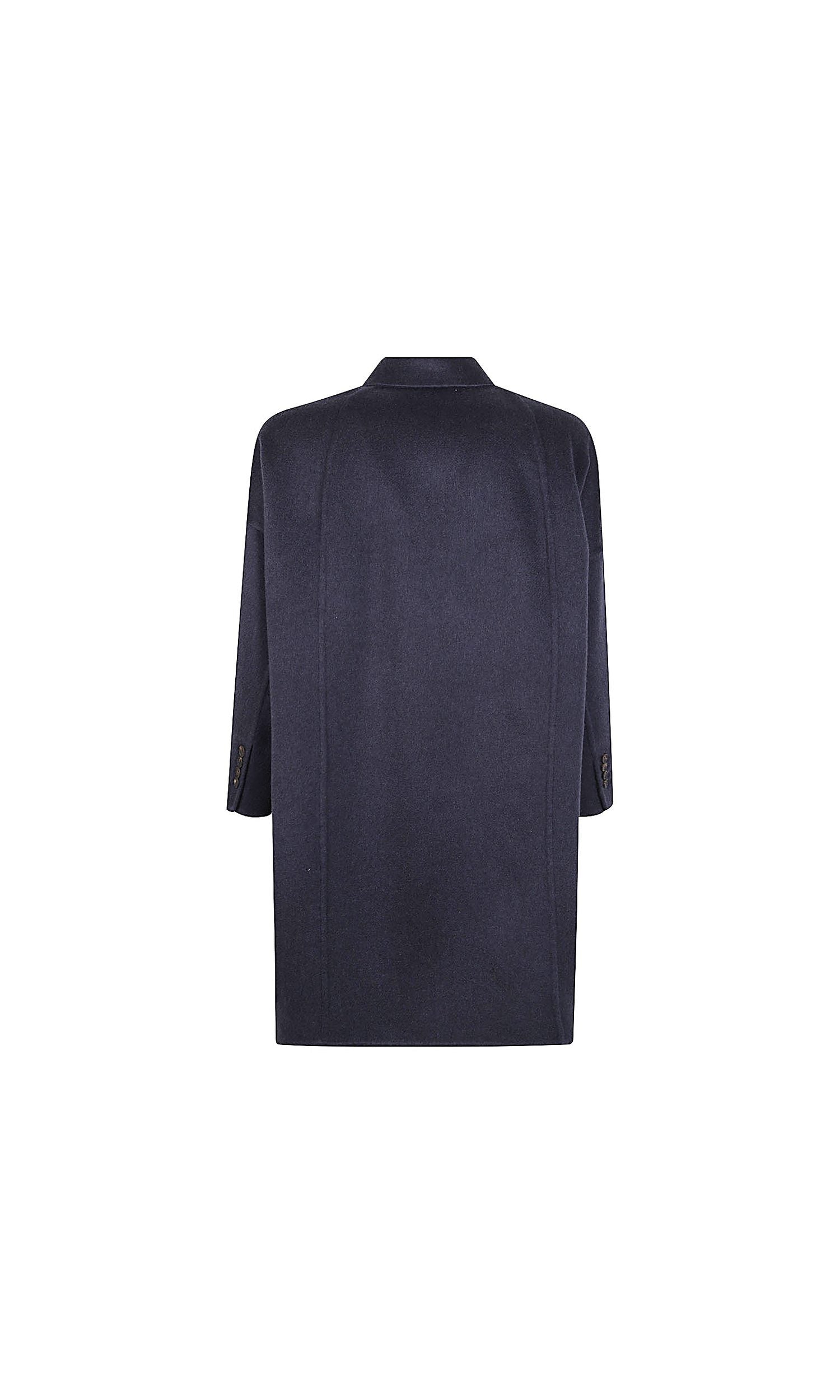 Brunello Cucinelli Blue Coat Glam Steals
