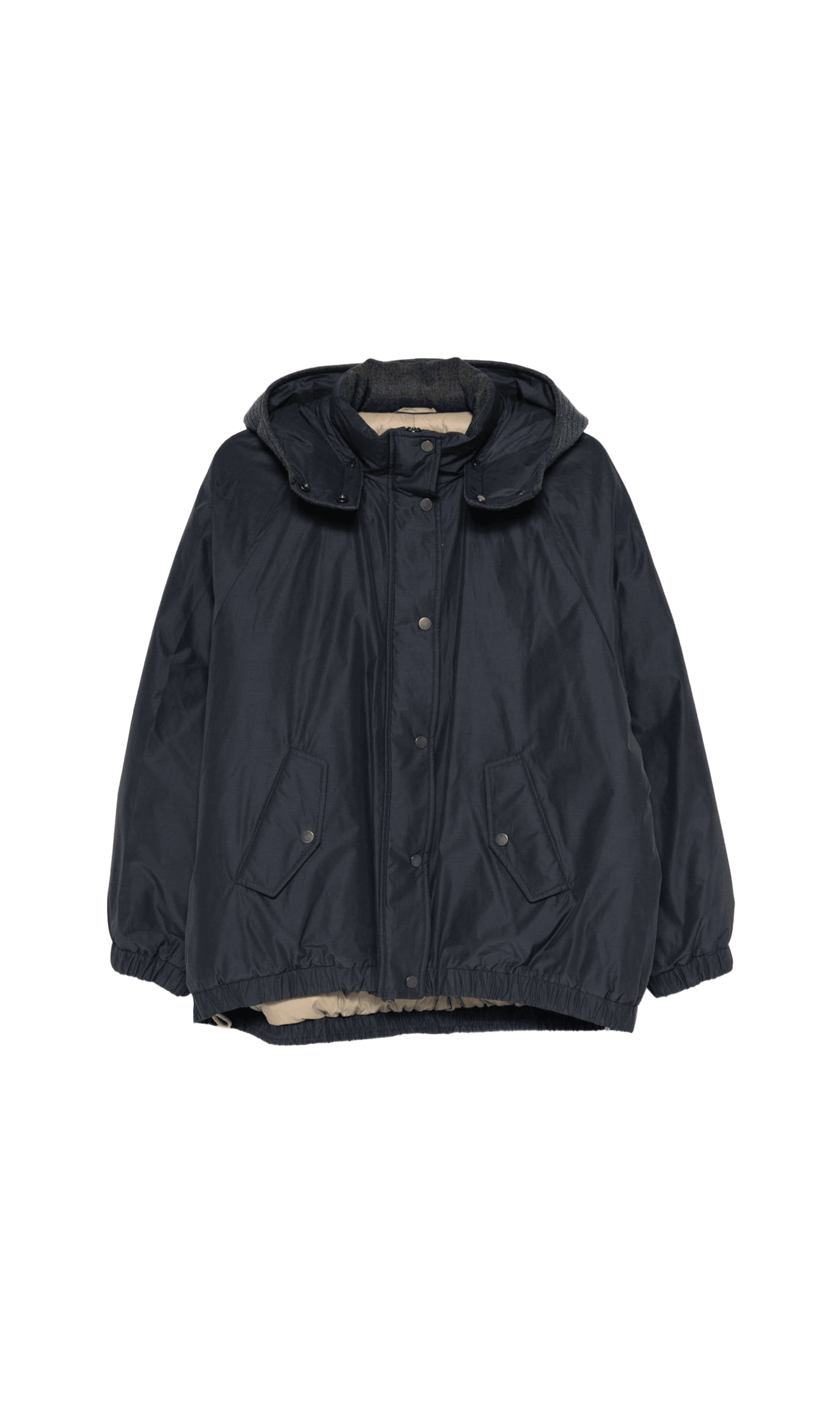 Brunello Cucinelli Blue Coat Glam Steals