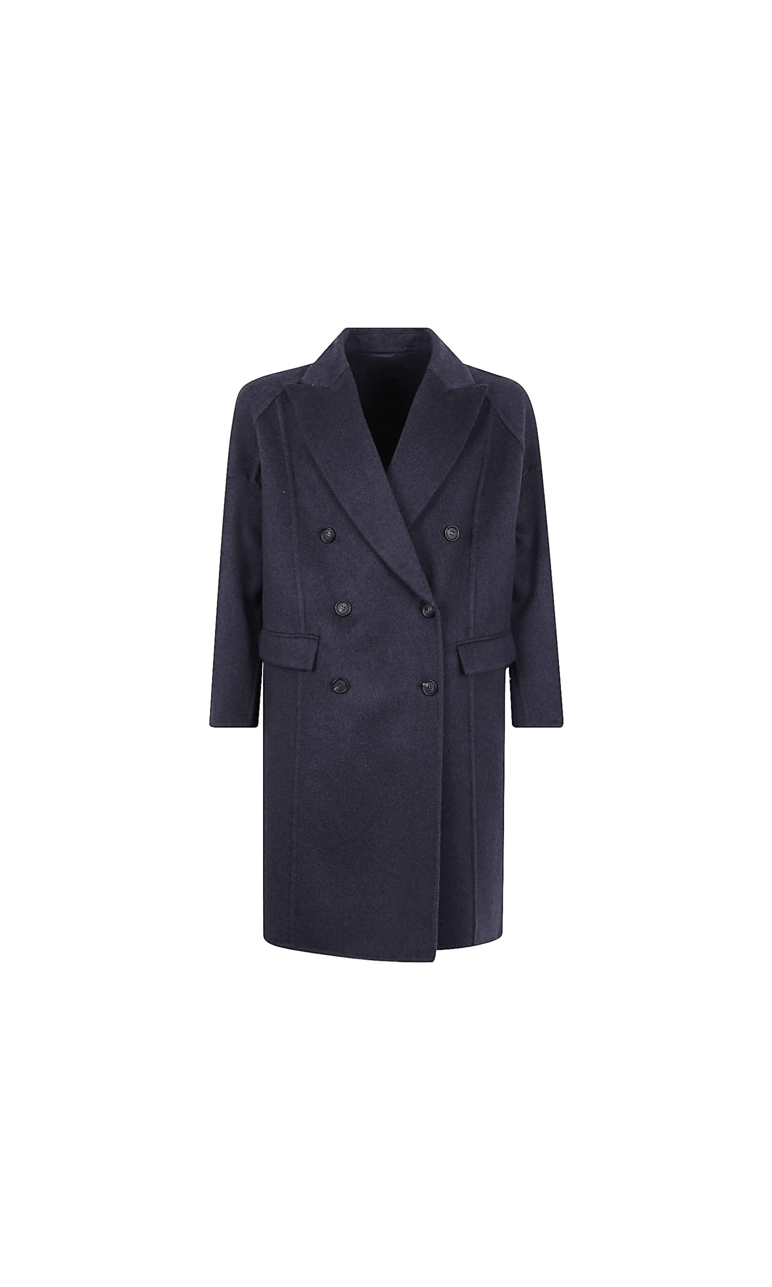 Brunello Cucinelli Blue Coat Glam Steals