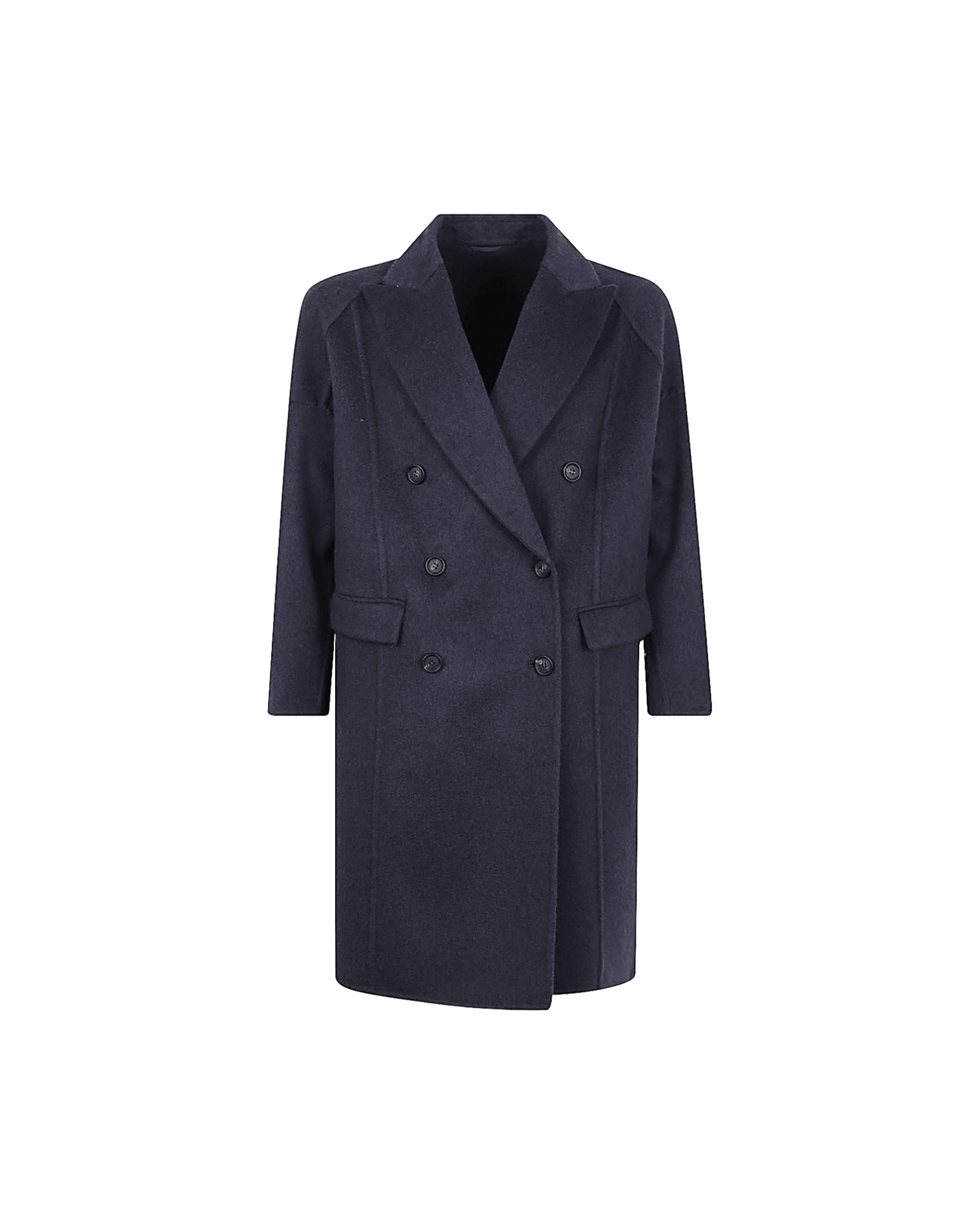 Brunello Cucinelli Blue Coat Glam Steals