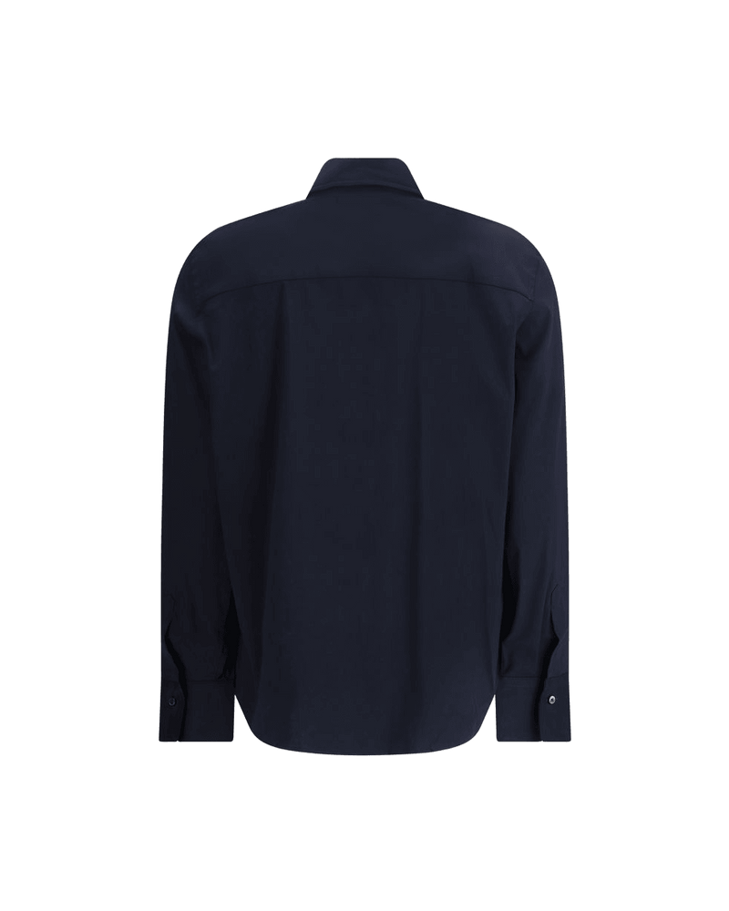 Brunello Cucinelli Blue Cotton Shirt Glam Steals