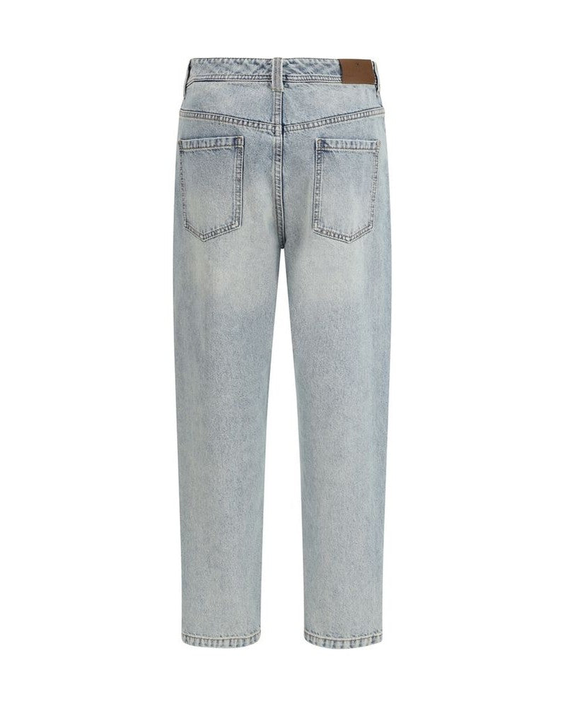 Brunello Cucinelli Blue Cotton Straight Leg Jeans Glam Steals