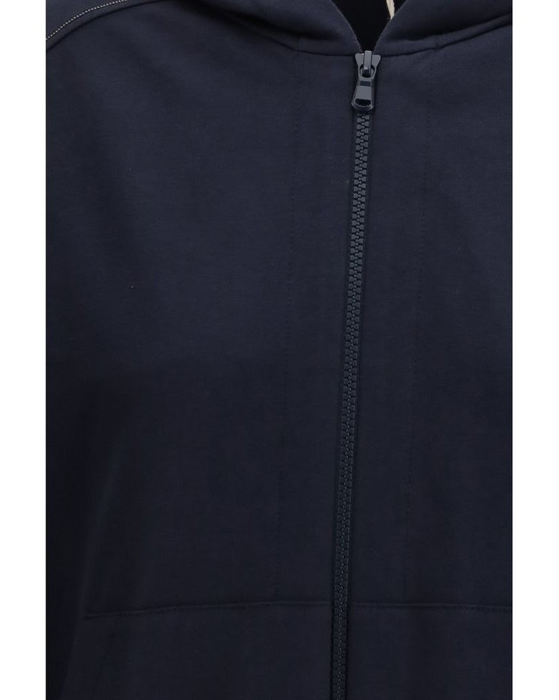 Brunello Cucinelli Blue Cotton Sweatshirt Glam Steals