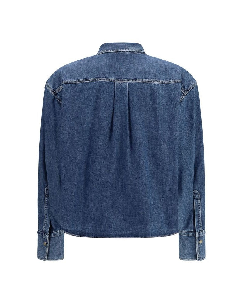Brunello Cucinelli Blue Denim Shirt Glam Steals