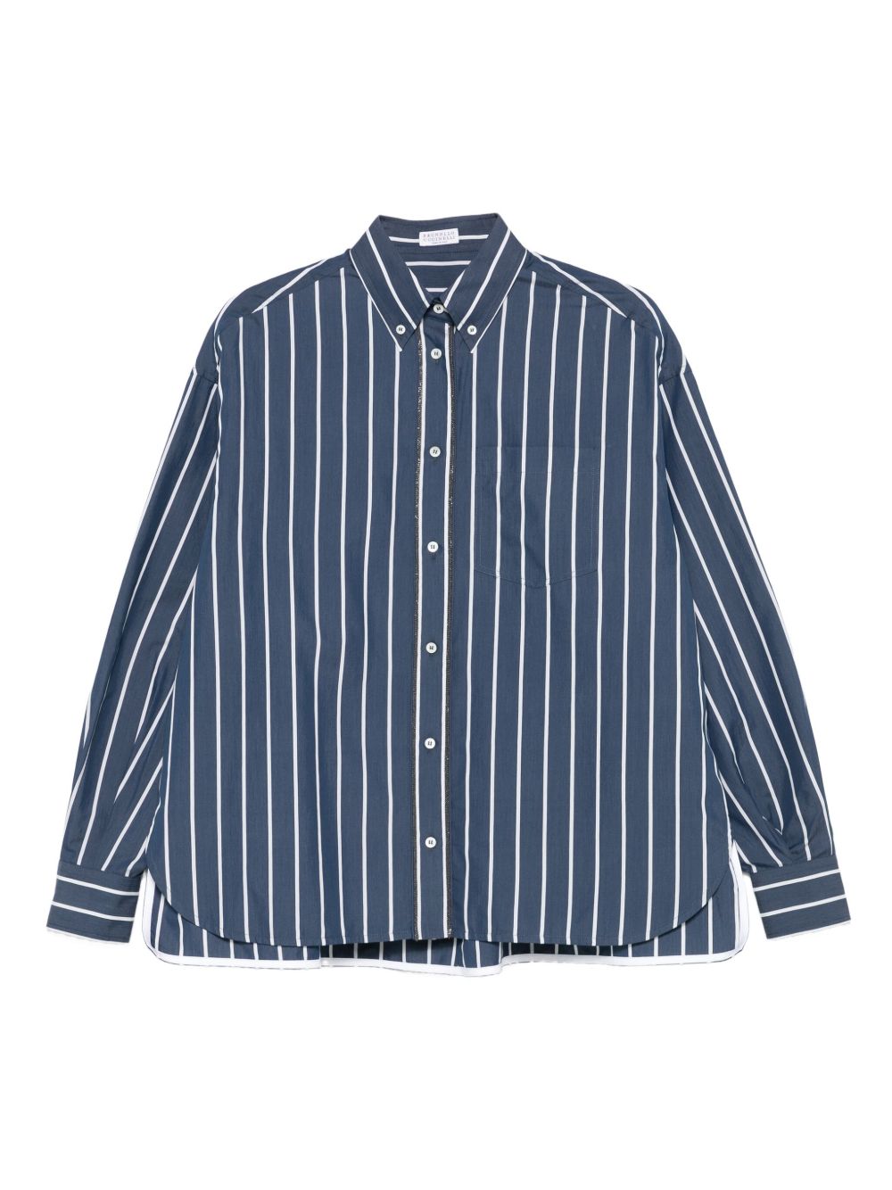 Brunello Cucinelli Blue Shirt Glam Steals