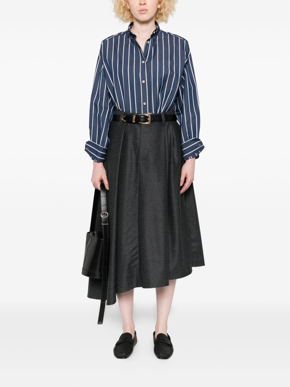 Brunello Cucinelli Blue Shirt Glam Steals