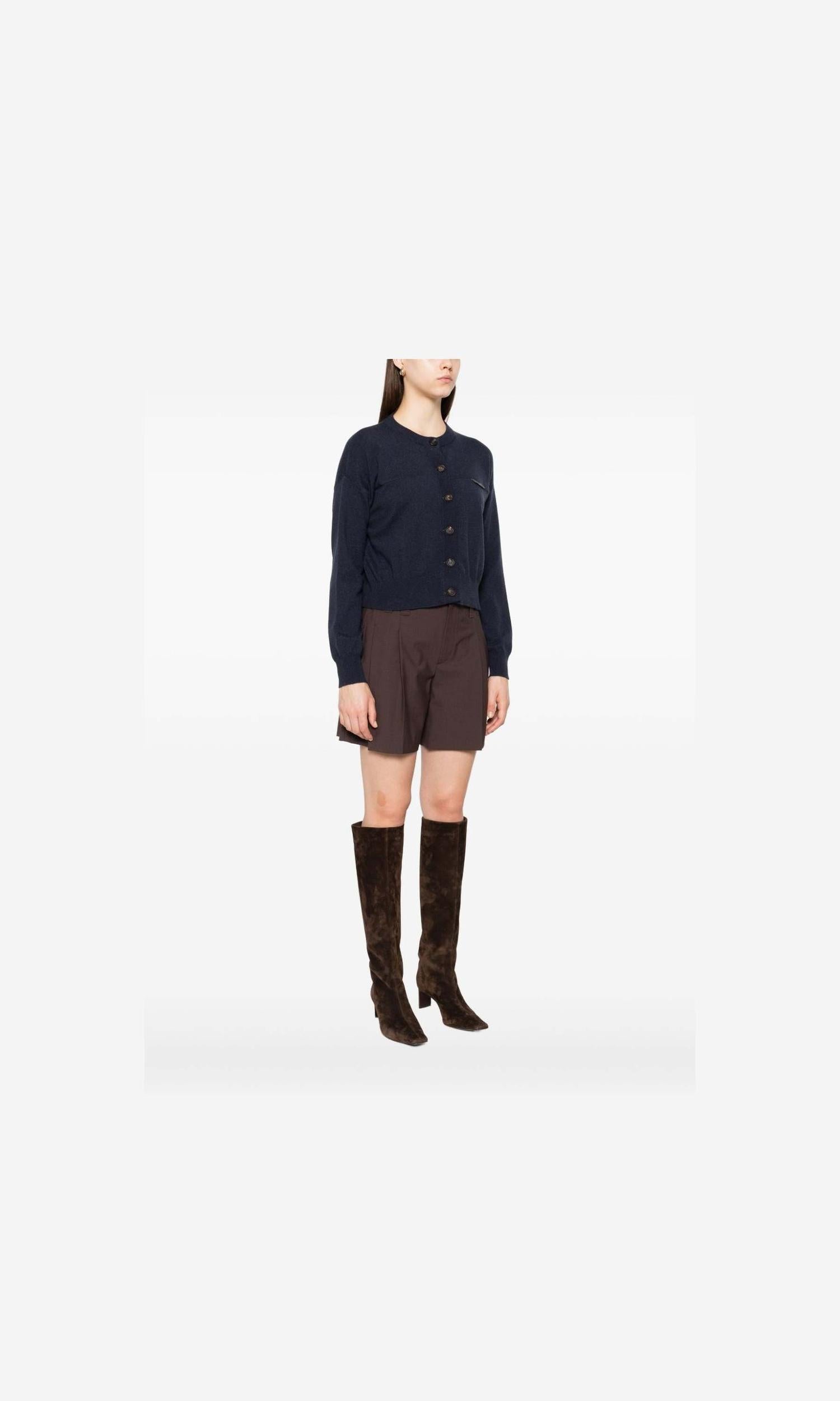 Brunello Cucinelli Blue Sweater Glam Steals