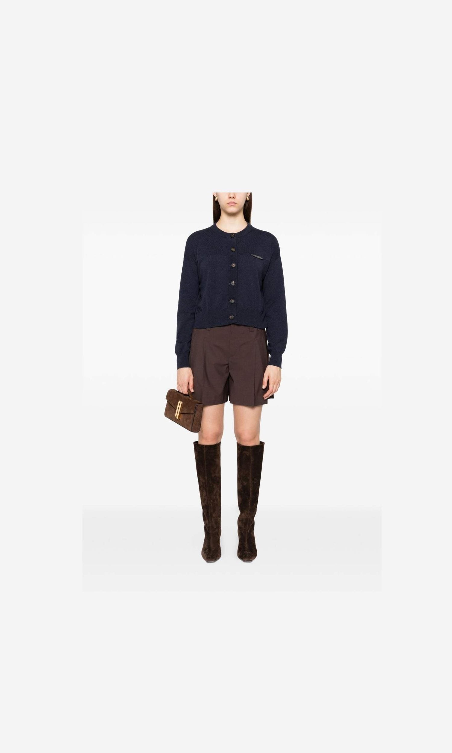 Brunello Cucinelli Blue Sweater Glam Steals