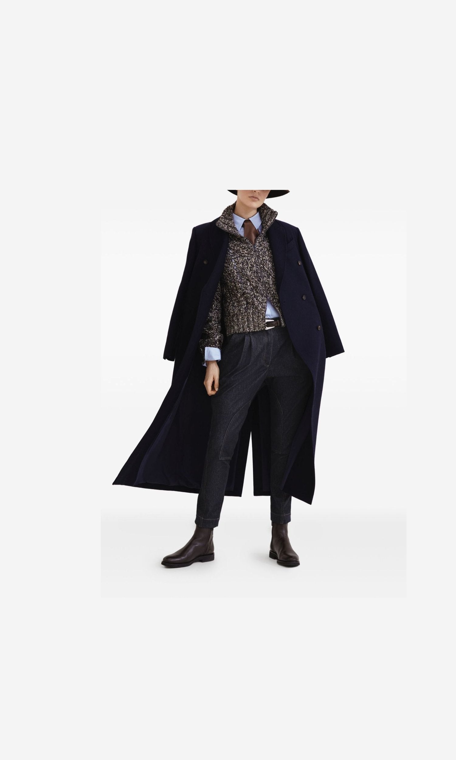 Brunello Cucinelli Blue Sweater Glam Steals