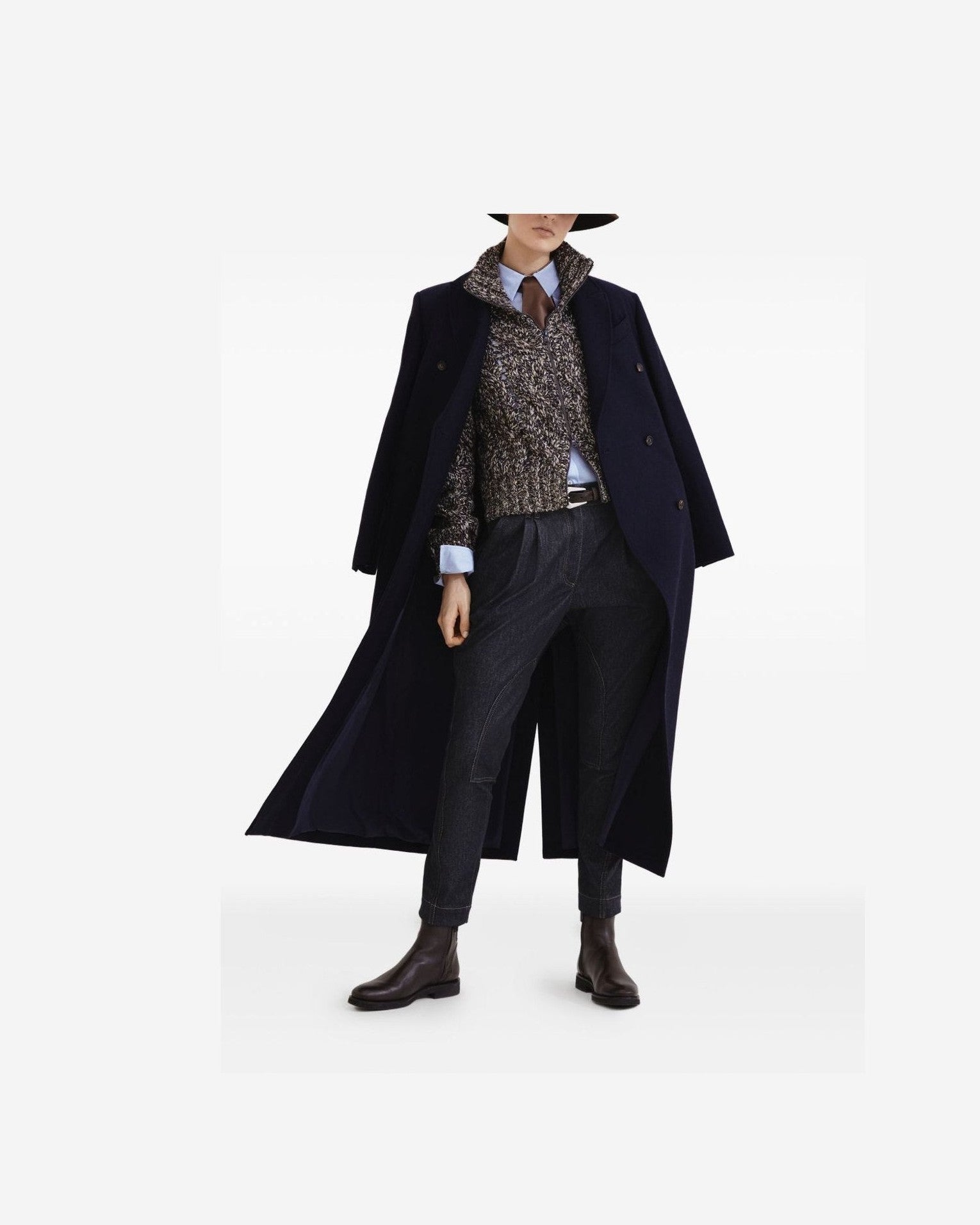 Brunello Cucinelli Blue Sweater Glam Steals