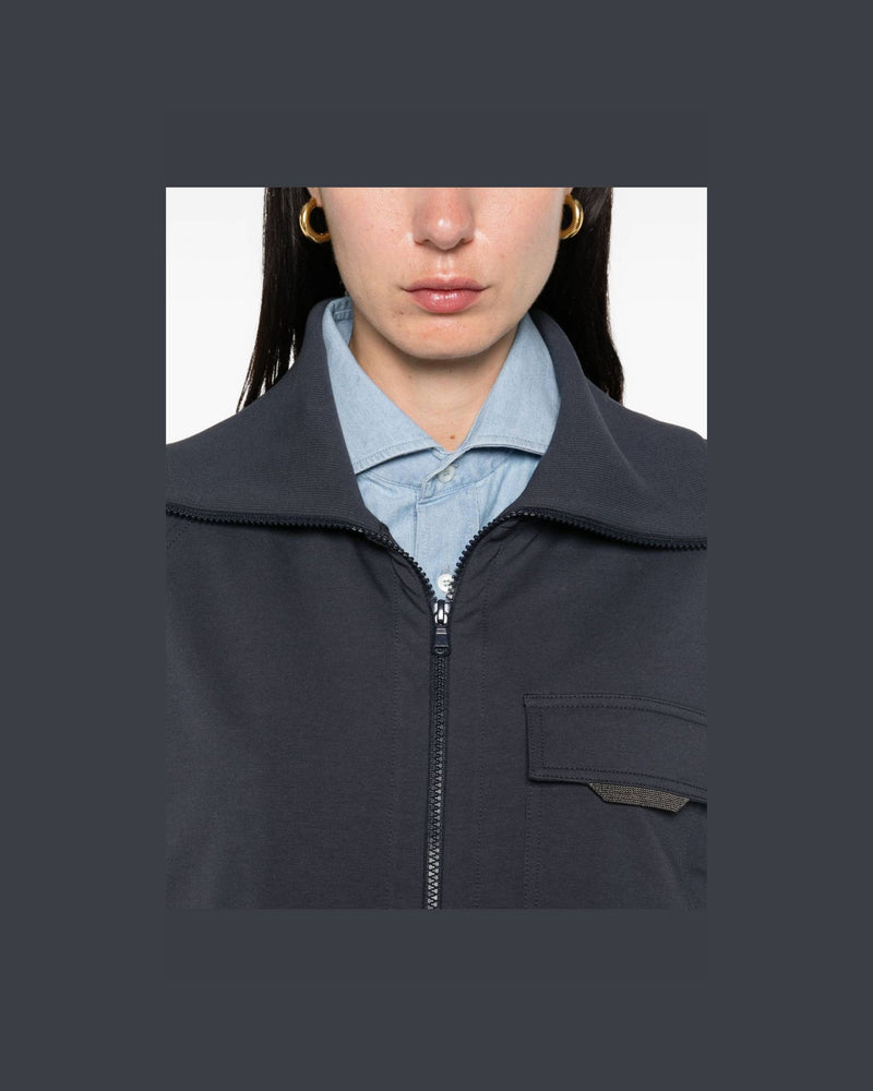 Brunello Cucinelli Blue Sweater Glam Steals