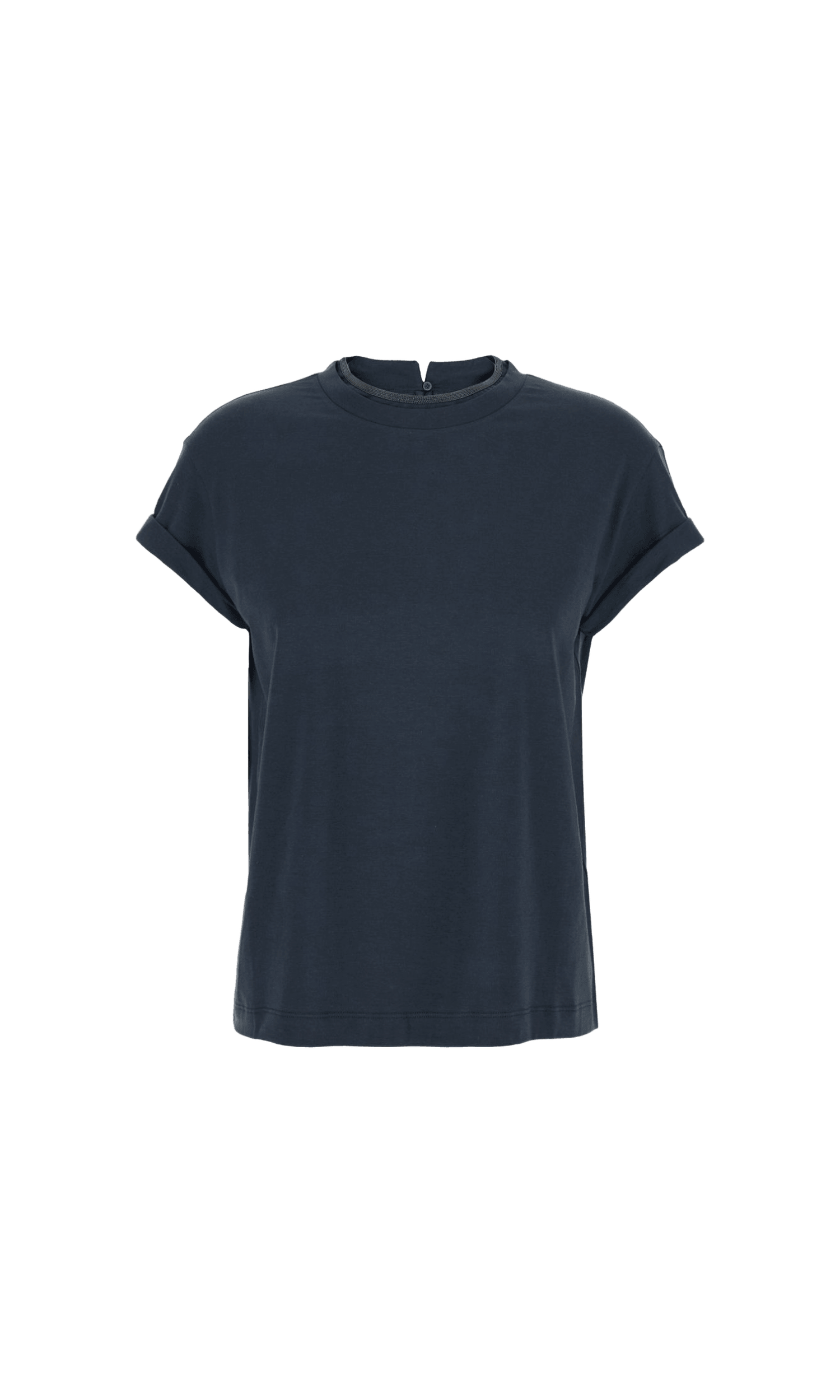 Brunello Cucinelli Blue T-shirt Glam Steals