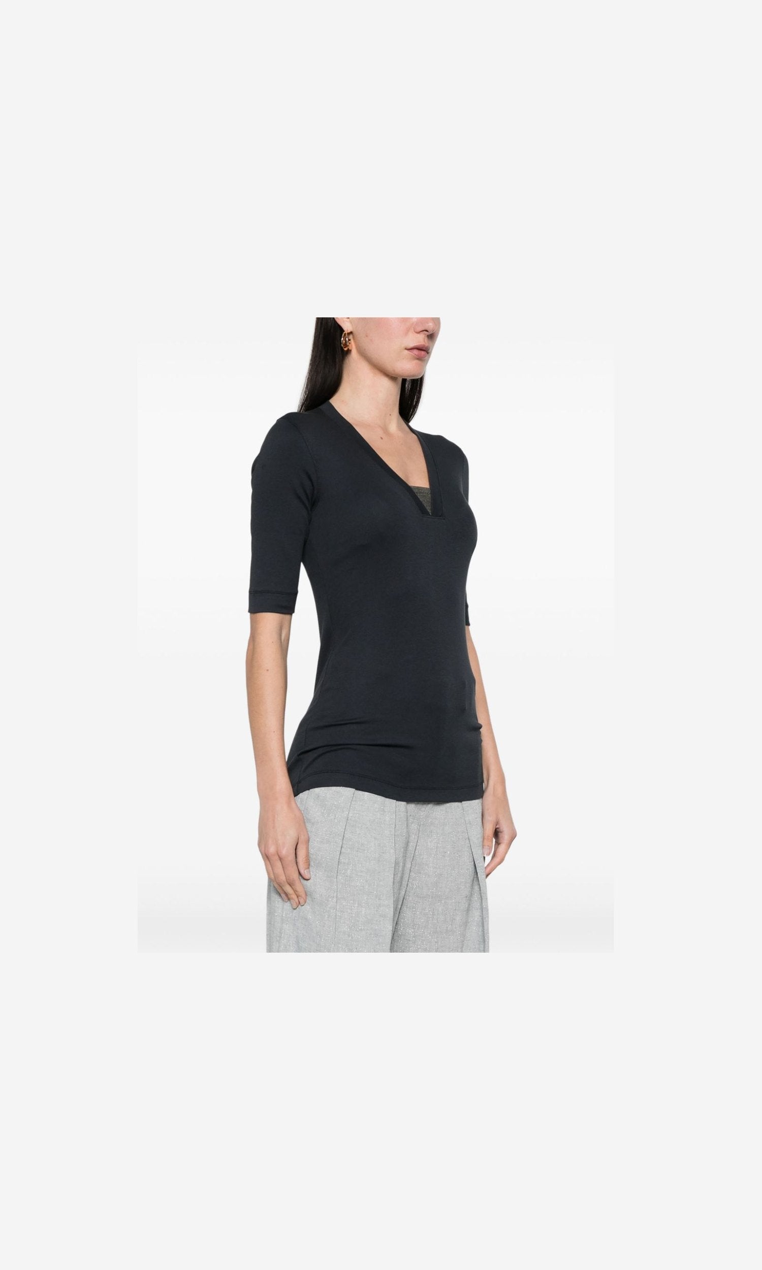 Brunello Cucinelli Blue Top Glam Steals