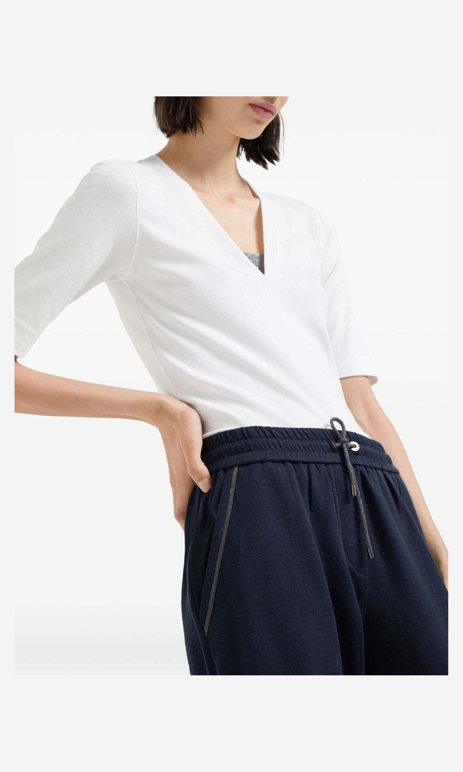 Brunello Cucinelli Blue Trouser Glam Steals