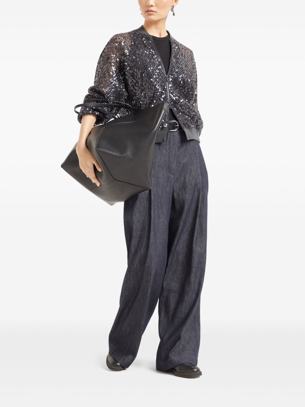 Brunello Cucinelli Blue Trouser Glam Steals