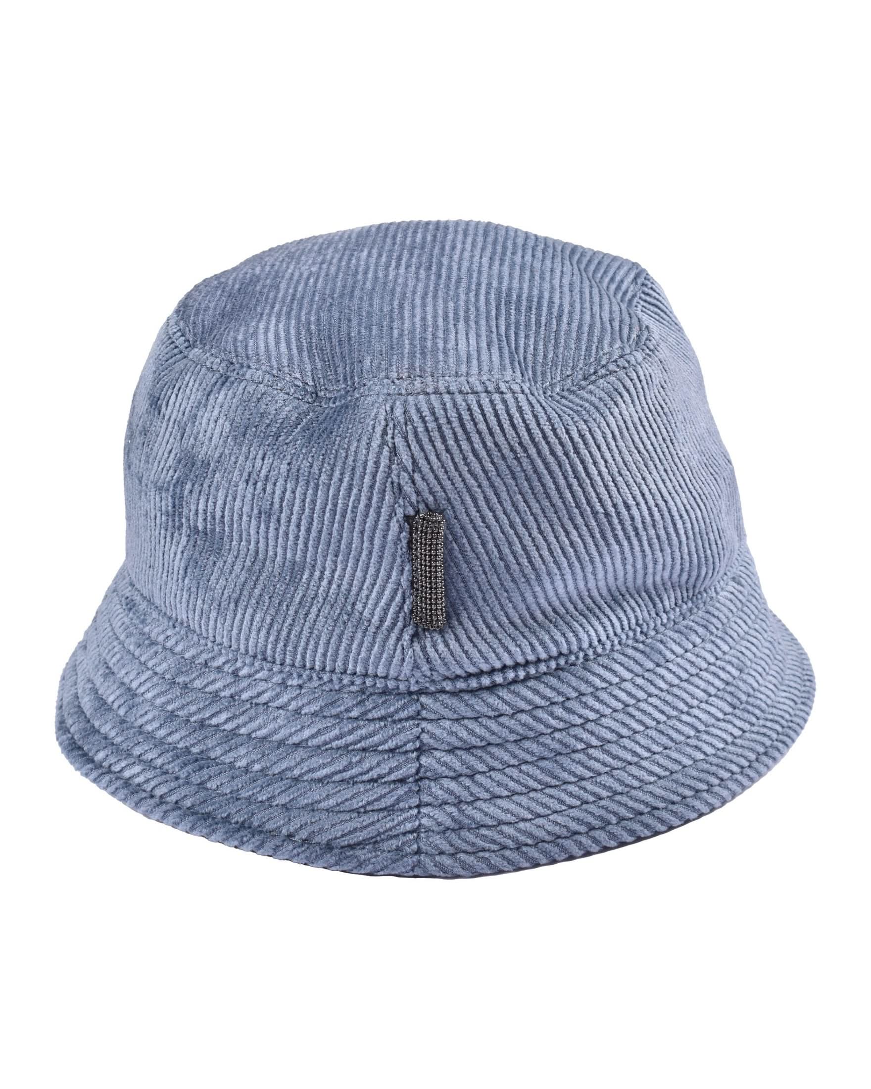 Brunello Cucinelli Blue Viscose Bucket Hat Glam Steals