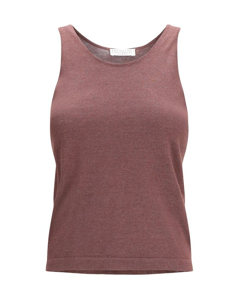 Brunello Cucinelli Bordeaux Cashmere Top Glam Steals
