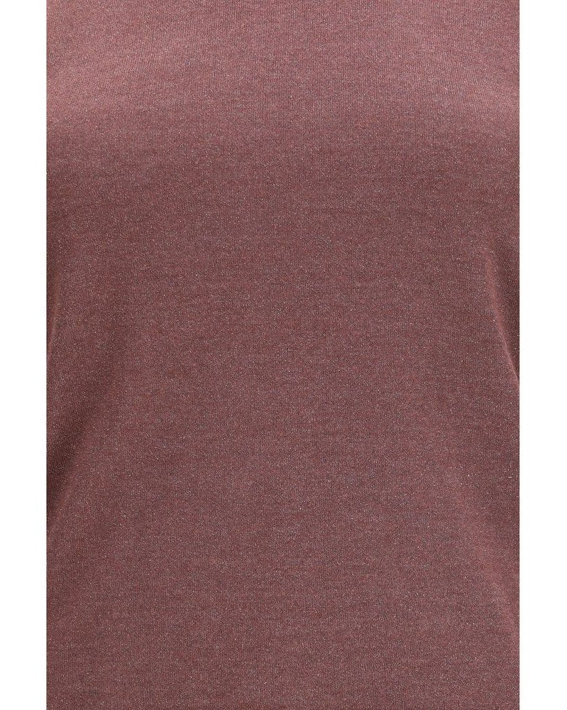 Brunello Cucinelli Bordeaux Cashmere Top Glam Steals