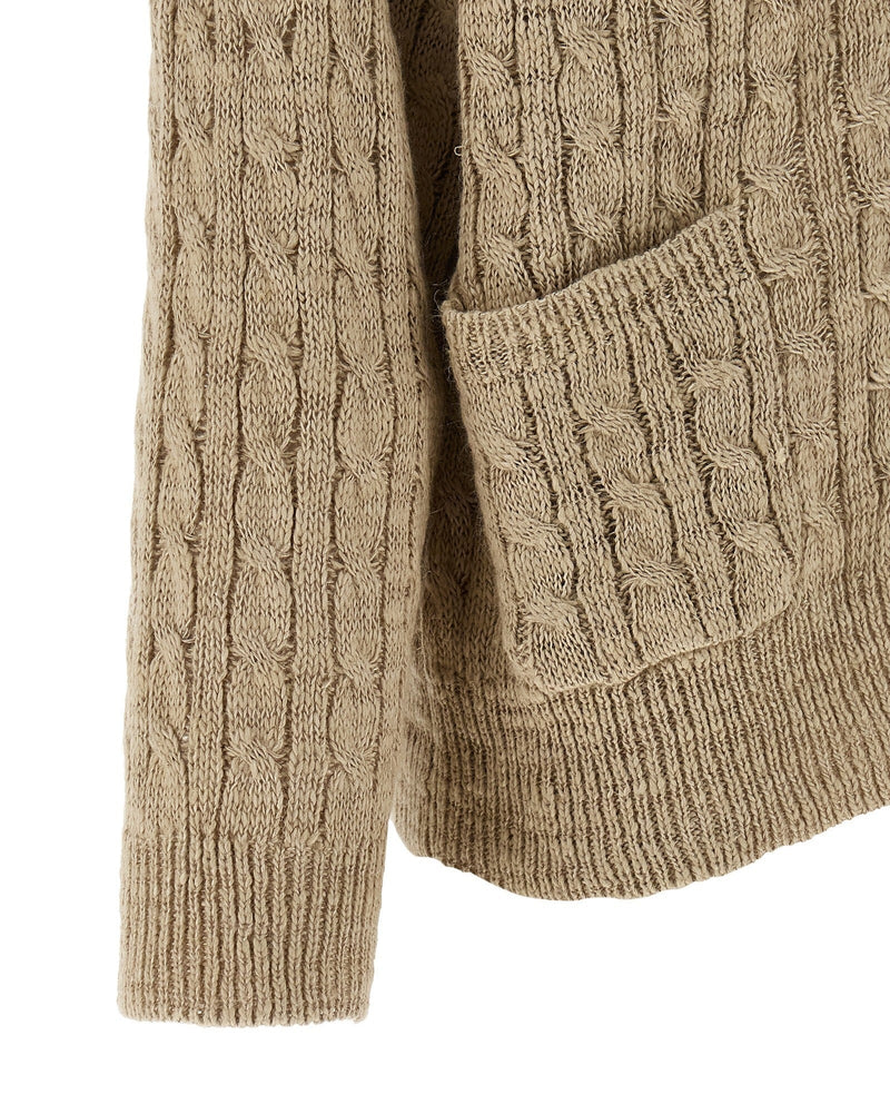 Brunello Cucinelli Braided Cardigan Glam Steals
