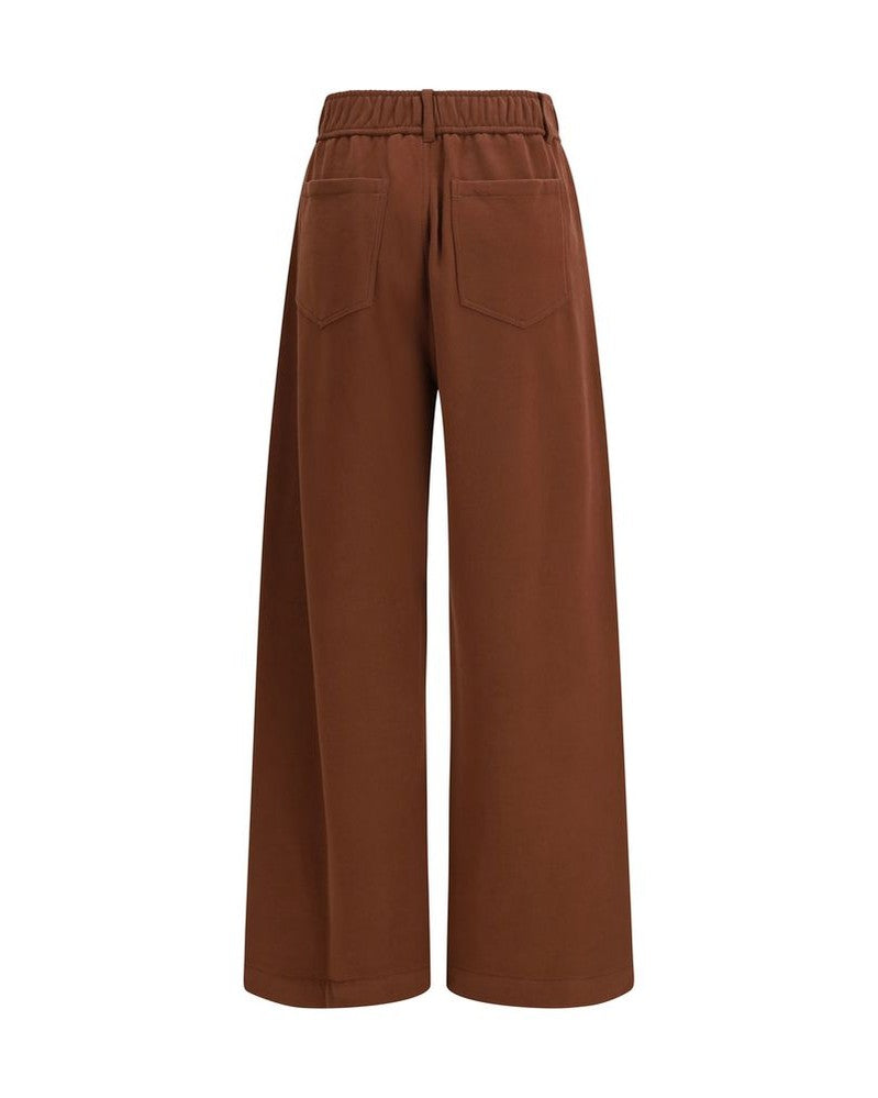 Brunello Cucinelli Brown Acetate Casual Pant Glam Steals