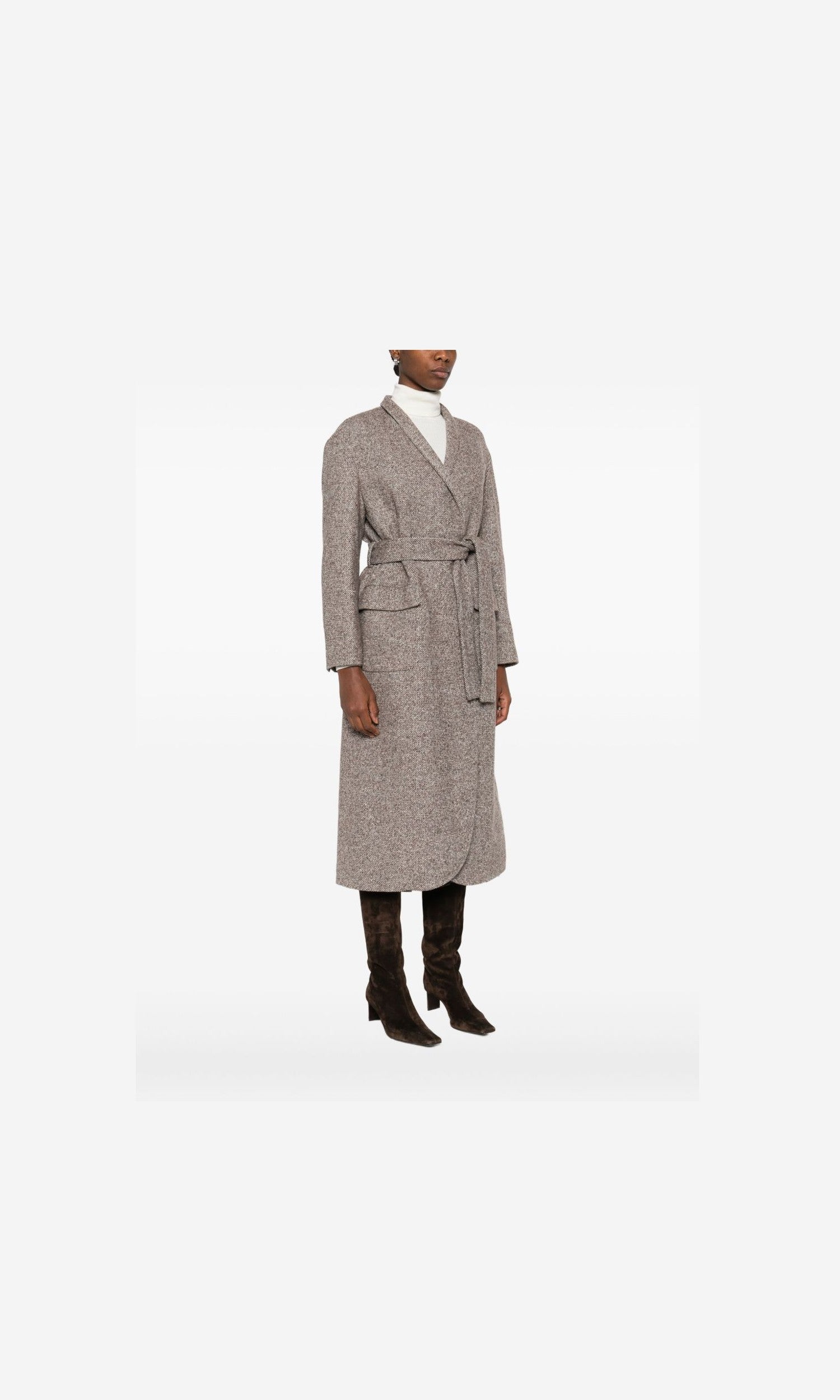 Brunello Cucinelli Brown Coat Glam Steals