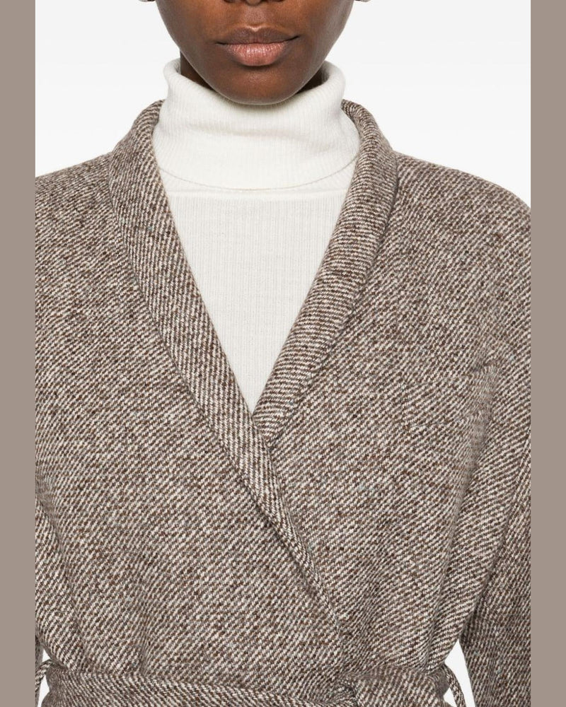 Brunello Cucinelli Brown Coat Glam Steals