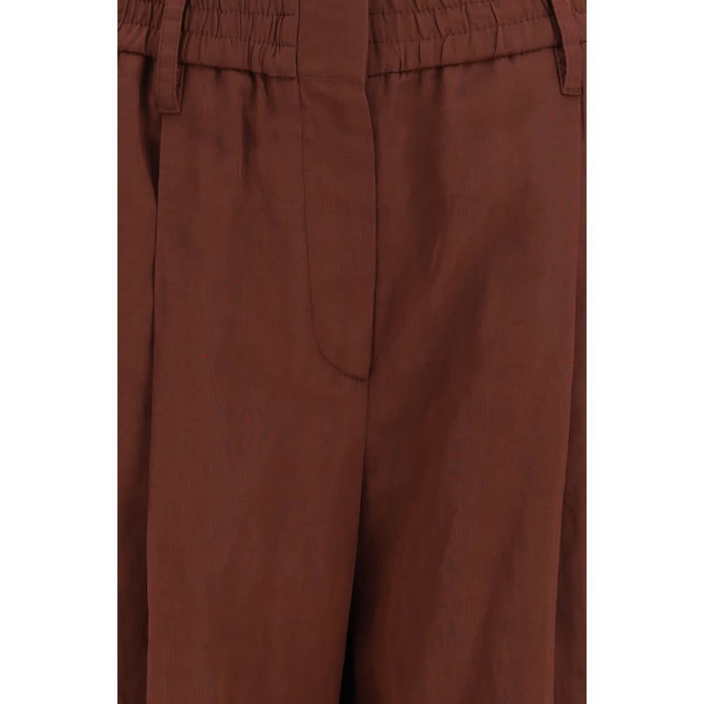 Brunello Cucinelli Brown Cotton Dress Pant Glam Steals